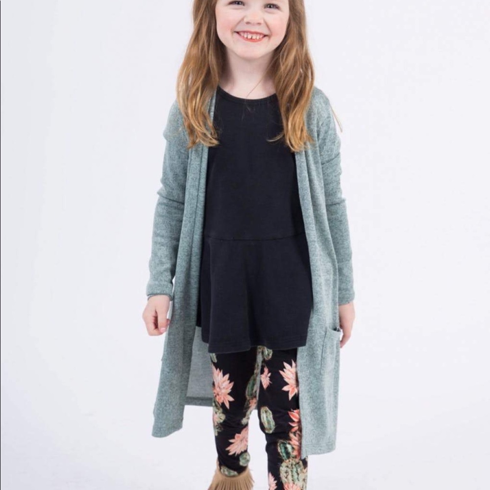 Agnes & Dora Kid Duster Mint Green Firenze